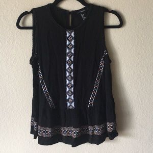 Embroidered tank top from Forever 21